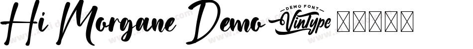 Hi Morgane Demo字体转换